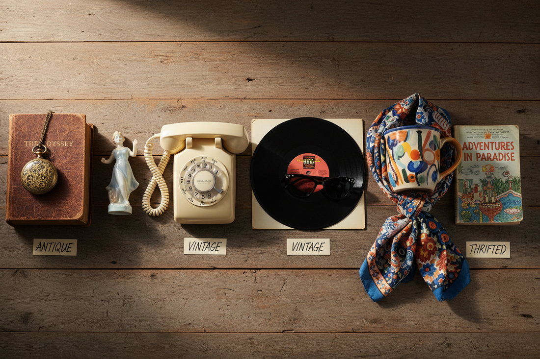 The Difference Between Antique, Vintage, and Thrifted Decor