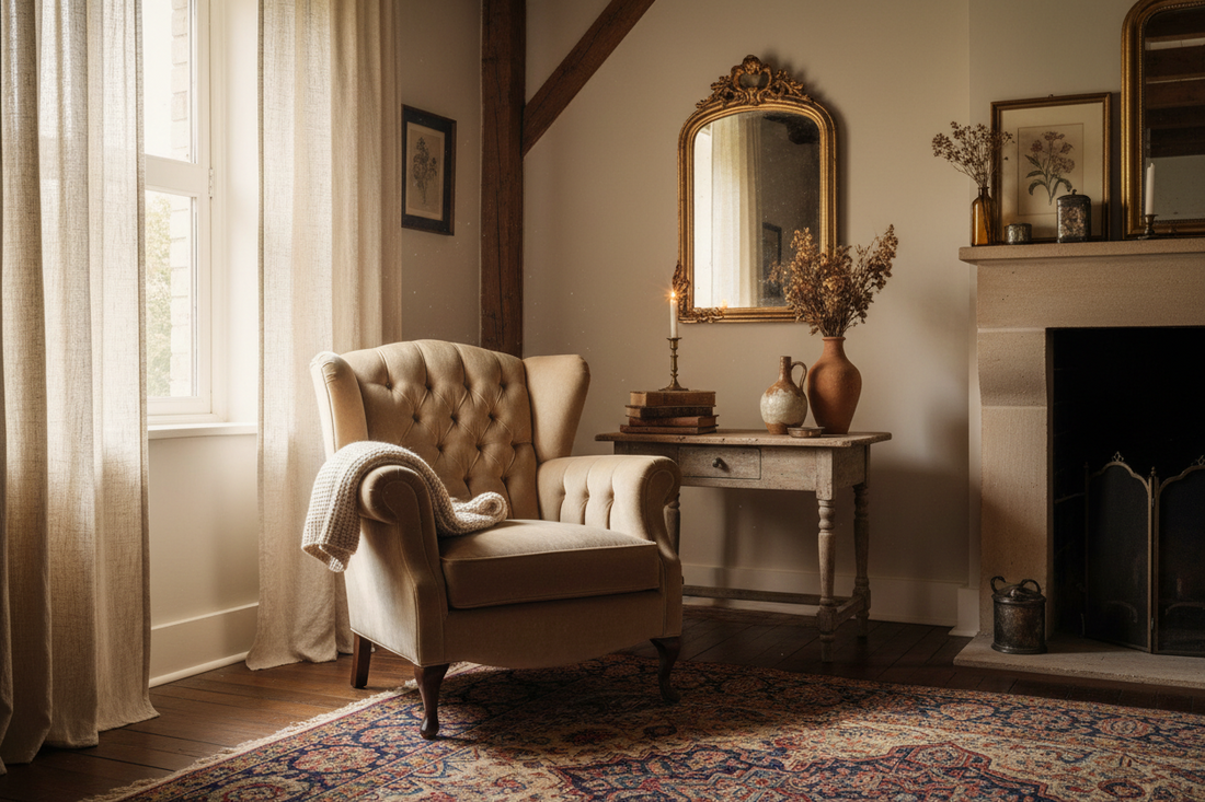 How to Style Antique and Thrifted Pieces in a Modern Home